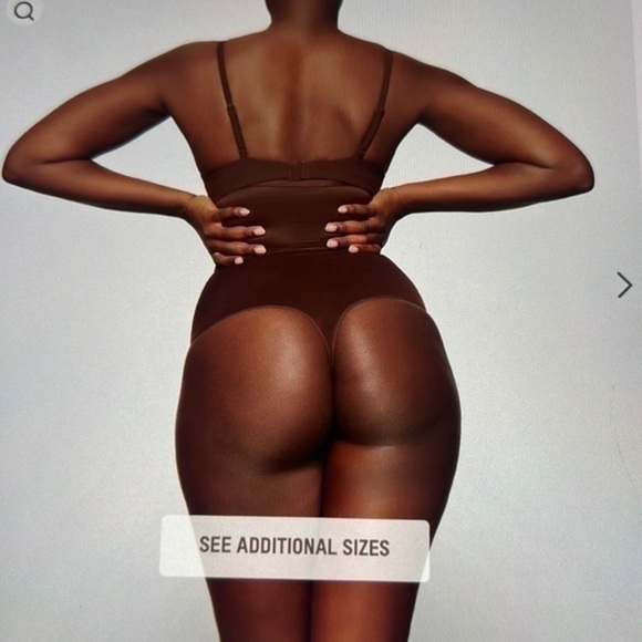 Skims Barely There High Waist Thong - Picture 2 of 7